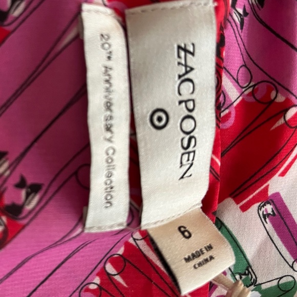 Zac Posen for Target Pink Graphic Design Maxi Dress - Picture 4 of 5